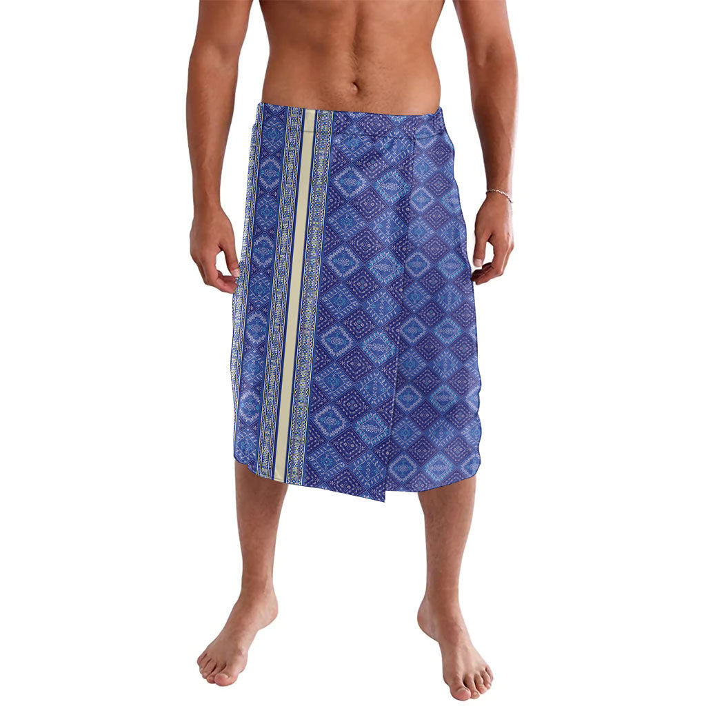 Mabuhay Philippines Festival Lavalava Yakan Modern Filipiniana Inspired LT14 Blue - Polynesian Pride