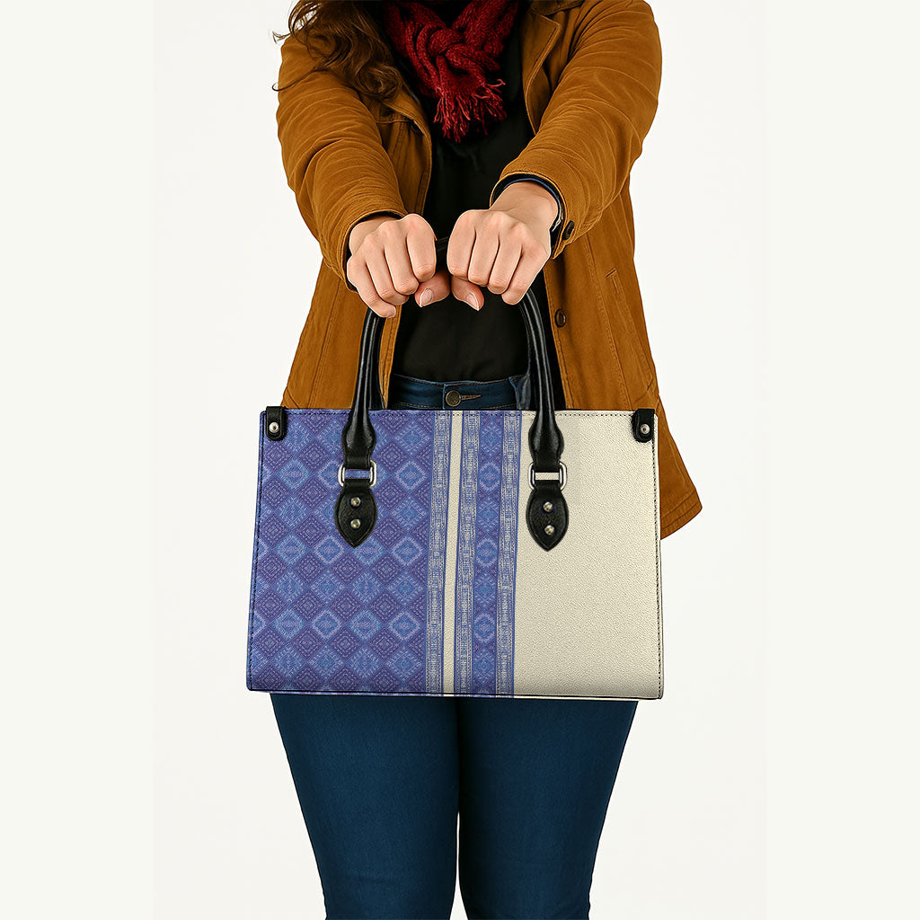 Mabuhay Philippines Festival Leather Bag Yakan Modern Filipiniana Inspired LT14 - Polynesian Pride