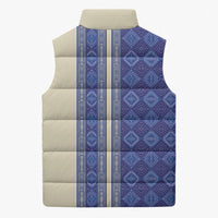 Mabuhay Philippines Festival Sleeveless Puffer Jacket Yakan Modern Filipiniana Inspired LT14 - Polynesian Pride
