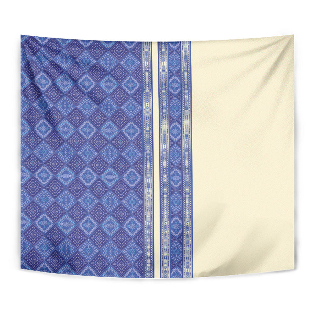 Mabuhay Philippines Festival Tapestry Yakan Modern Filipiniana Inspired LT14 - Polynesian Pride