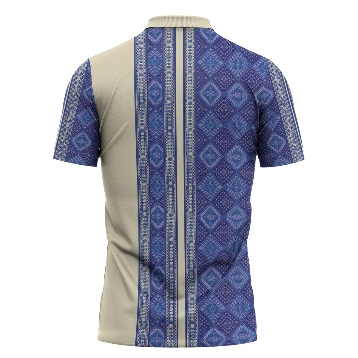 Mabuhay Philippines Festival Zipper Polo Shirt Yakan Modern Filipiniana Inspired LT14 - Polynesian Pride