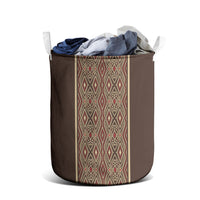 Mabuhay Philippines Festival Laundry Basket Tnalak Modern Filipiniana Inspired LT14 - Polynesian Pride