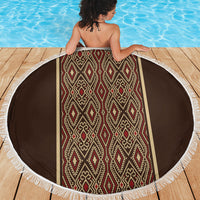 Mabuhay Philippines Festival Beach Blanket Tnalak Modern Filipiniana Inspired LT14 - Polynesian Pride