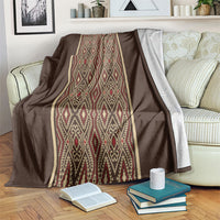 Mabuhay Philippines Festival Blanket Tnalak Modern Filipiniana Inspired LT14 Brown - Polynesian Pride