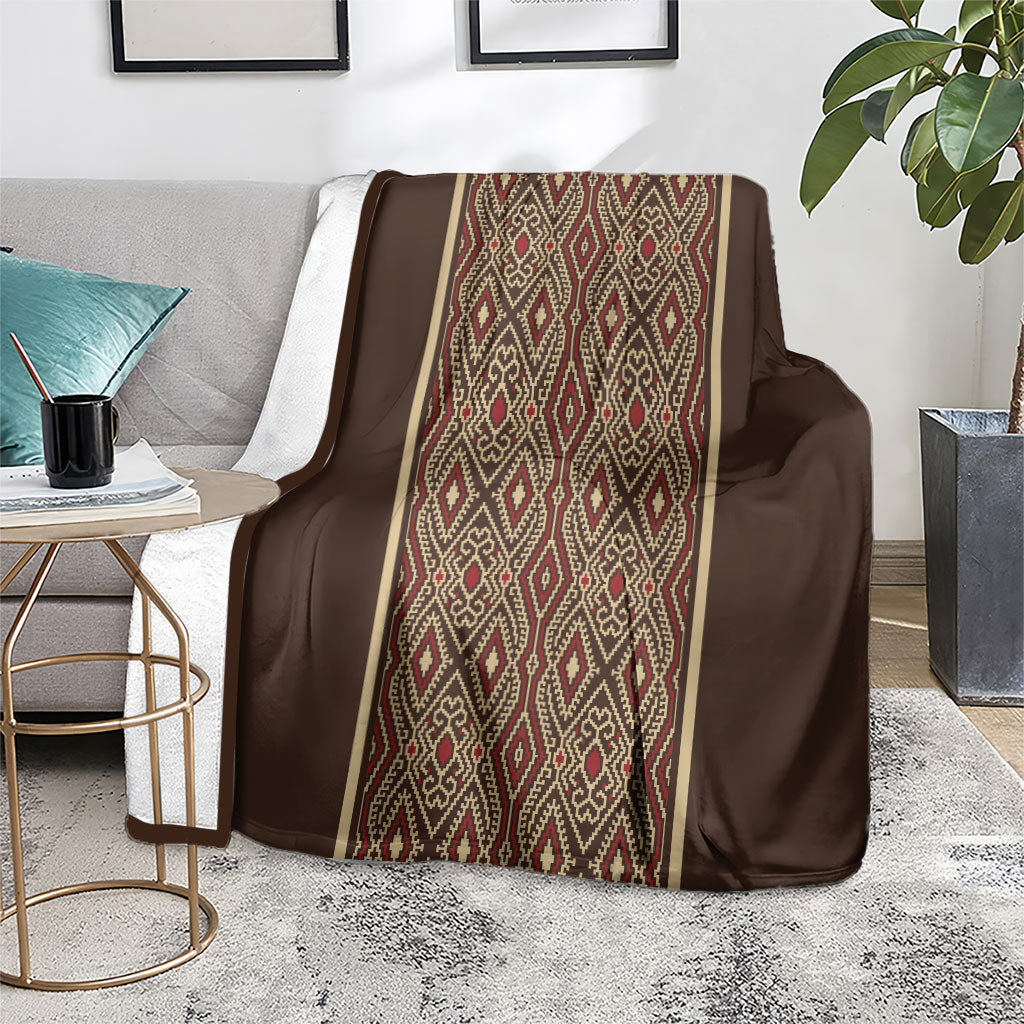 Mabuhay Philippines Festival Blanket Tnalak Modern Filipiniana Inspired LT14 - Polynesian Pride