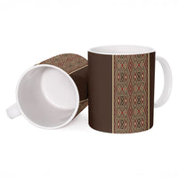 Mabuhay Philippines Festival Ceramic Mug Tnalak Modern Filipiniana Inspired LT14 - Polynesian Pride