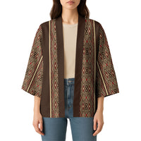 Mabuhay Philippines Festival Kimono Tnalak Modern Filipiniana Inspired LT14 - Polynesian Pride