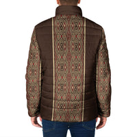 Mabuhay Philippines Festival Padded Jacket Tnalak Modern Filipiniana Inspired LT14 - Polynesian Pride