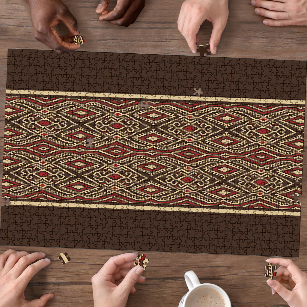 Mabuhay Philippines Festival Puzzle Tnalak Modern Filipiniana Inspired LT14 - Polynesian Pride