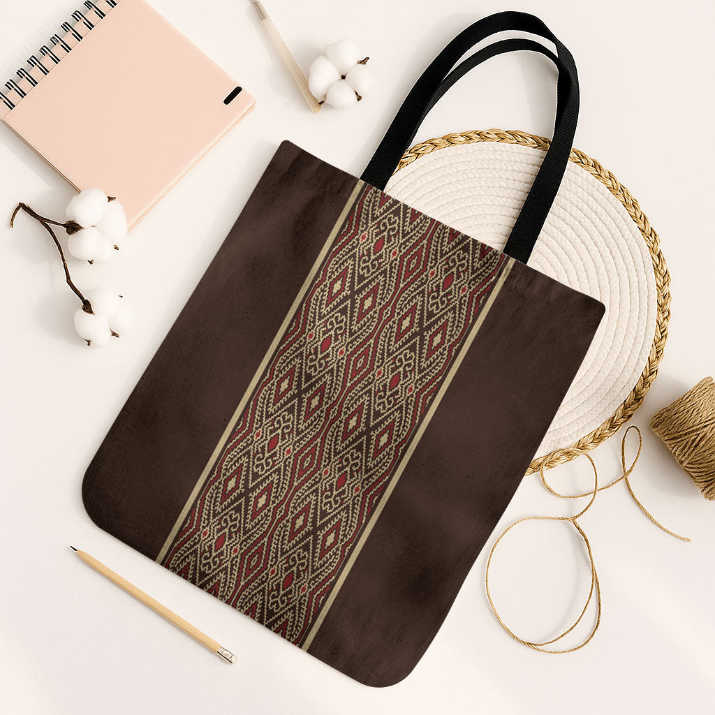 Mabuhay Philippines Festival Tote Bag Tnalak Modern Filipiniana Inspired