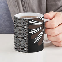 Mabuhay Philippines Festival Ceramic Mug Araw Tnalak Modern Filipiniana Inspired LT14 - Polynesian Pride