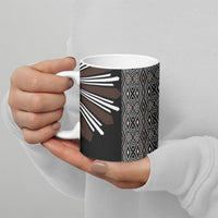 Mabuhay Philippines Festival Ceramic Mug Araw Tnalak Modern Filipiniana Inspired LT14 - Polynesian Pride