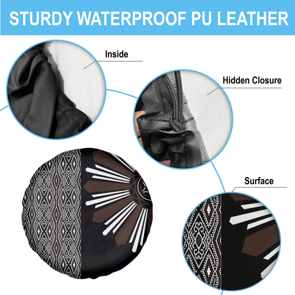 Mabuhay Philippines Festival Spare Tire Cover Araw Tnalak Modern Filipiniana Inspired LT14 - Polynesian Pride