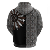 Mabuhay Philippines Festival Zip Hoodie Araw Tnalak Modern Filipiniana Inspired LT14 - Polynesian Pride