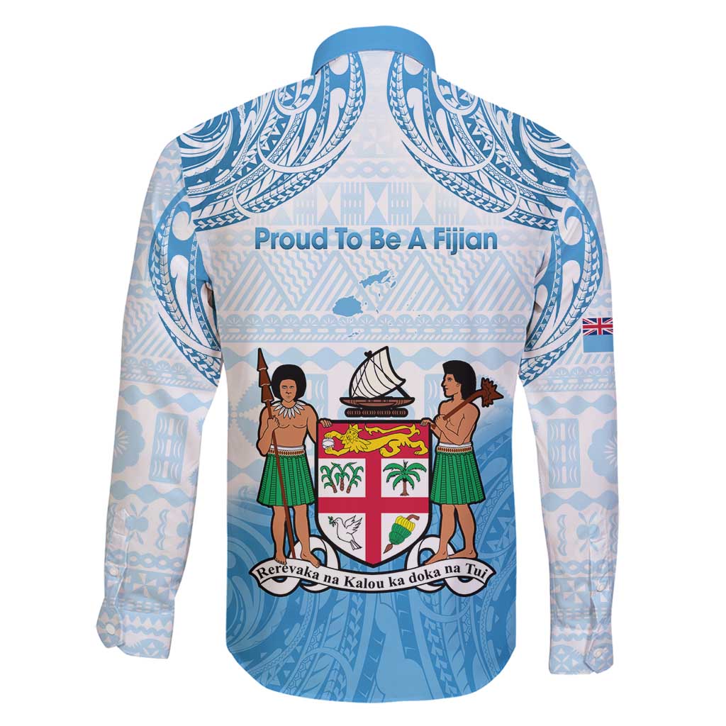 Fiji Day 1970 Family Matching Off Shoulder Maxi Dress and Hawaiian Shirt Proud To Be A Fijian Tapa Pattern LT14 - Polynesian Pride
