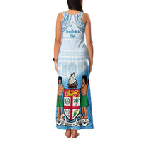 Fiji Day 1970 Family Matching Tank Maxi Dress and Hawaiian Shirt Proud To Be A Fijian Tapa Pattern LT14 - Polynesian Pride