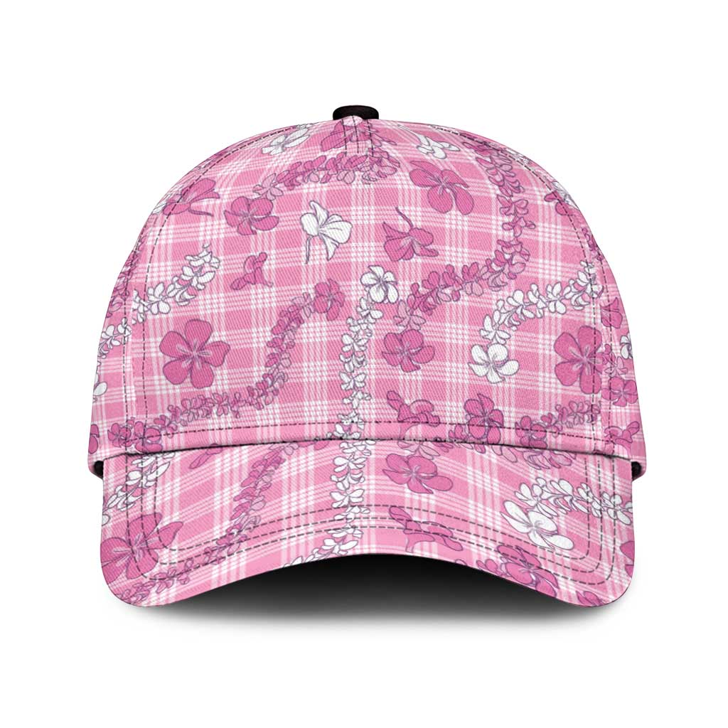 Alaka Aloha Hawaii Classic Cap Plumeria Lei With Palaka Motif - Polynesian Pride