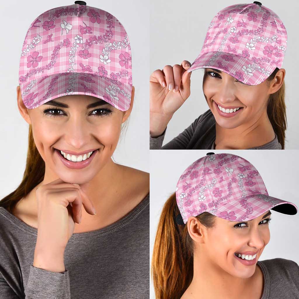Alaka Aloha Hawaii Classic Cap Plumeria Lei With Palaka Motif - Polynesian Pride