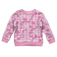 Alaka Aloha Hawaii Kid Ugly Christmas Sweater Plumeria Lei With Palaka Motif - Polynesian Pride
