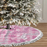 Alaka Aloha Hawaii Tree Skirt Plumeria Lei With Palaka Motif - Polynesian Pride