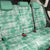 Omaomao Aloha Hawaii Back Car Seat Cover Plumeria Lei With Palaka Motif - Polynesian Pride