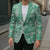 Omaomao Aloha Hawaii Blazer Plumeria Lei With Palaka Motif - Polynesian Pride