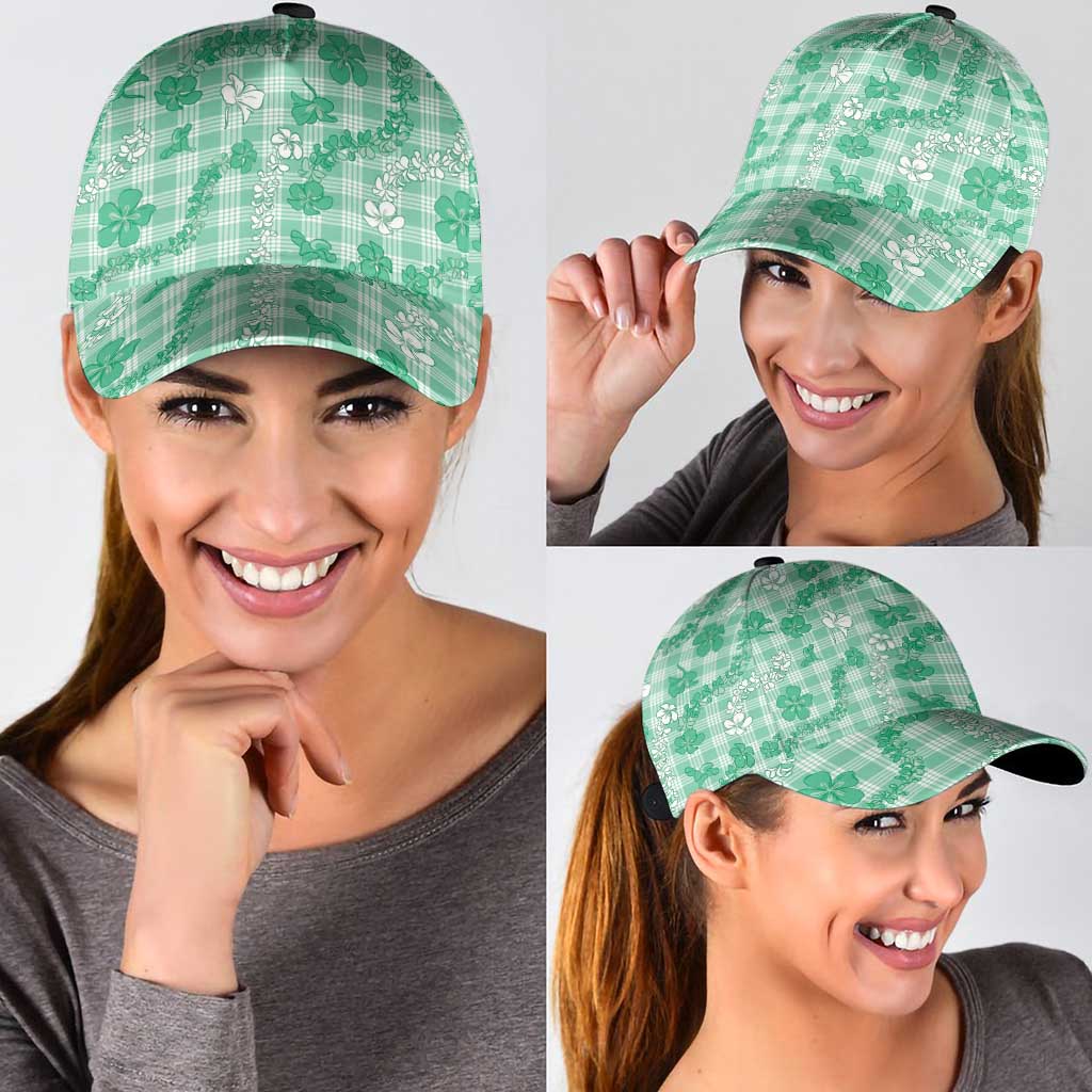 Omaomao Aloha Hawaii Classic Cap Plumeria Lei With Palaka Motif - Polynesian Pride