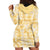 Melemele Aloha Hawaii Hoodie Dress Plumeria Lei With Palaka Motif - Polynesian Pride