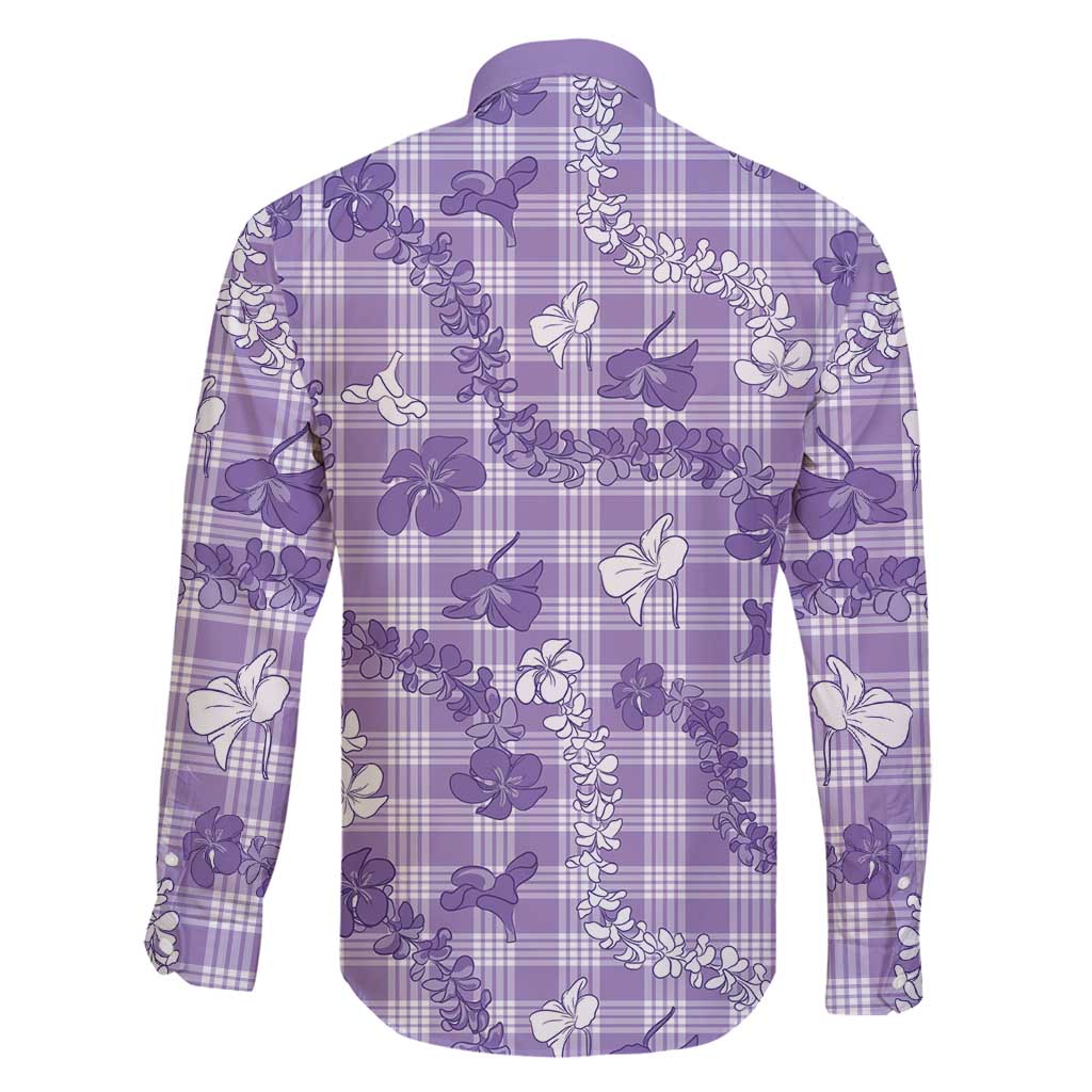 Poni Aloha Hawaii Family Matching Puletasi and Hawaiian Shirt Plumeria Lei With Palaka Motif LT14 - Polynesian Pride