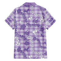 Poni Aloha Hawaii Family Matching Short Sleeve Bodycon Dress and Hawaiian Shirt Plumeria Lei With Palaka Motif LT14 - Polynesian Pride