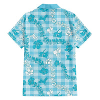 Polu Aloha Hawaii Hawaiian Shirt Plumeria Lei With Palaka Motif - Polynesian Pride