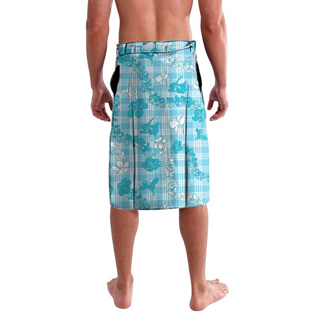 Polu Aloha Hawaii Lavalava Plumeria Lei With Palaka Motif - Polynesian Pride