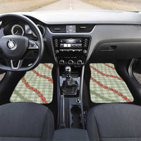 Omaomao Aloha Hawaii Car Mats Rosebud Lei With Palaka Motif - Polynesian Pride