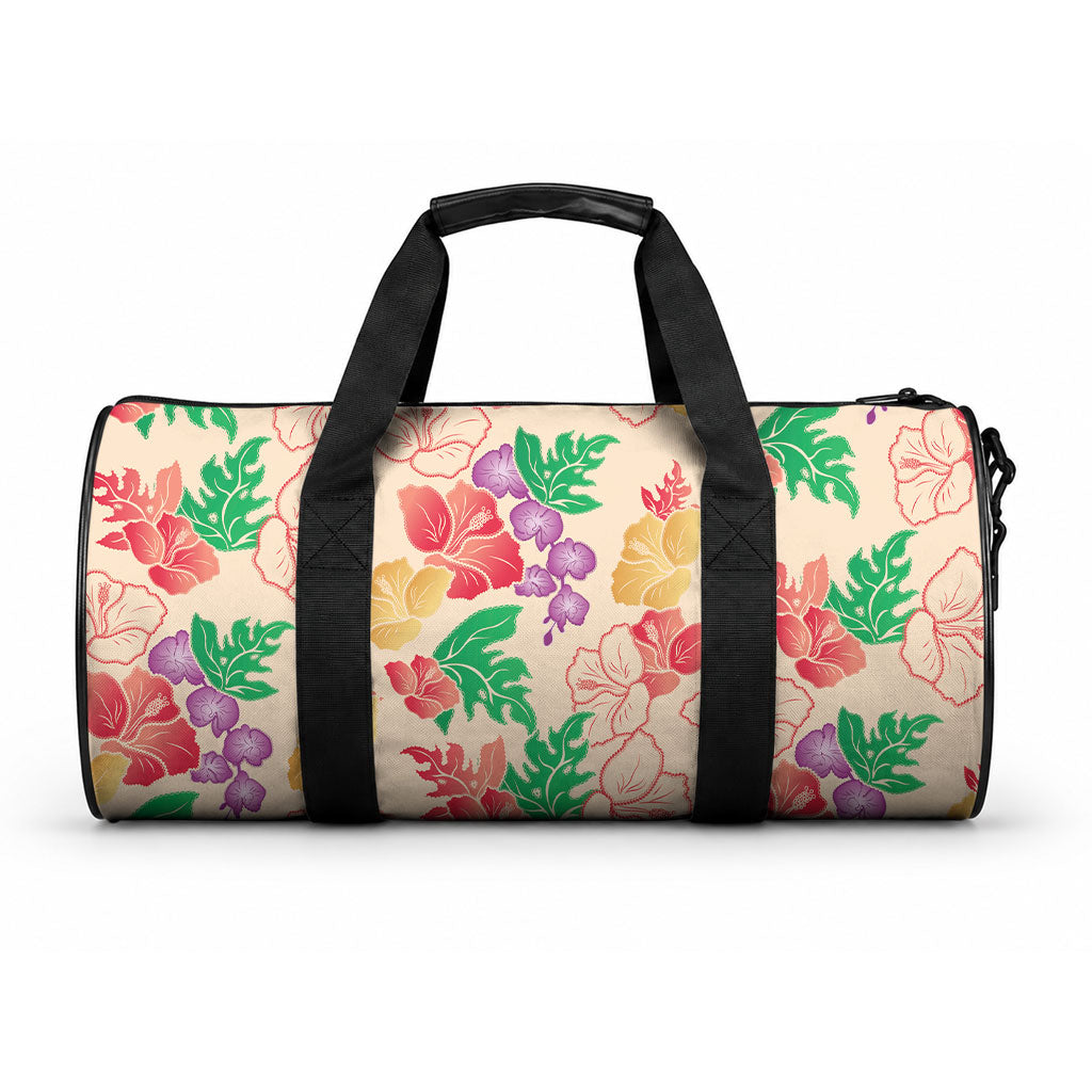 Colorful Aloha Hawaii Hibiscus Orchid Seamless Duffle Bag LT14 One size Colorful - Polynesian Pride