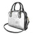 Personalised Samoa White Sunday Shoulder Handbag Manuia le Aso Sa o Tamaiti Polynesian Plumeria LT14 - Polynesian Pride