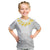 Samoa White Sunday Kid T Shirt Lotu Tamaiti 2023 With Coat Of Arms LT14 White - Polynesian Pride