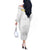 Samoa White Sunday Off The Shoulder Long Sleeve Dress Lotu Tamaiti 2023 With Coat Of Arms LT14 - Polynesian Pride