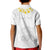 Personalised Samoa White Sunday Kid Polo Shirt Lotu Tamaiti 2023 With Coat Of Arms LT14 - Polynesian Pride
