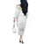 Personalised Samoa White Sunday Off The Shoulder Long Sleeve Dress Lotu Tamaiti 2023 With Coat Of Arms LT14 - Polynesian Pride