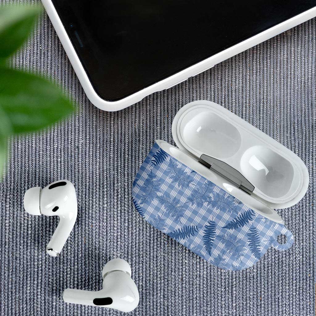 Blue Palaka Hawaii Palapalai AirPods Case Hawaiian Fern - Polynesian Pride