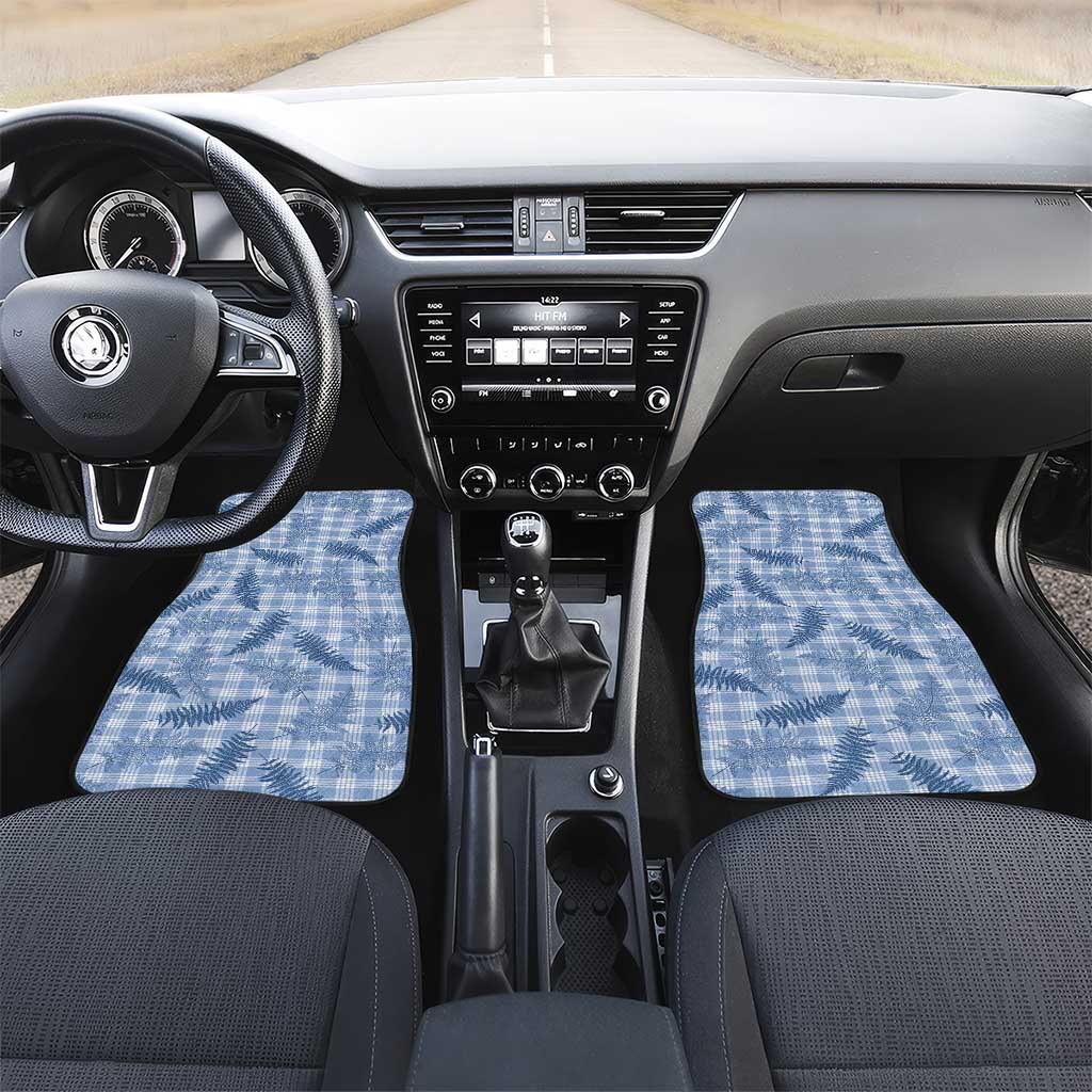 Blue Palaka Hawaii Palapalai Car Mats Hawaiian Fern - Polynesian Pride