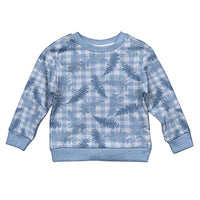 Blue Palaka Hawaii Palapalai Kid Ugly Christmas Sweater Hawaiian Fern LT14 Kid Blue - Polynesian Pride