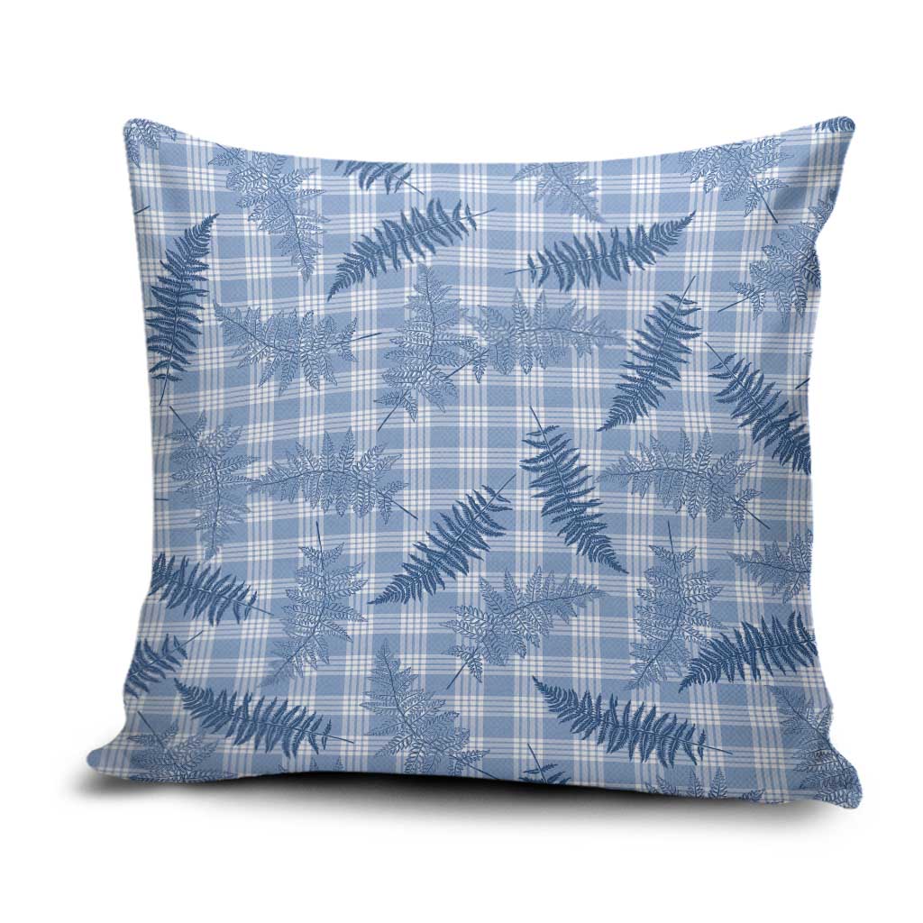 Blue Palaka Hawaii Palapalai Pillow Cover Hawaiian Fern - Polynesian Pride