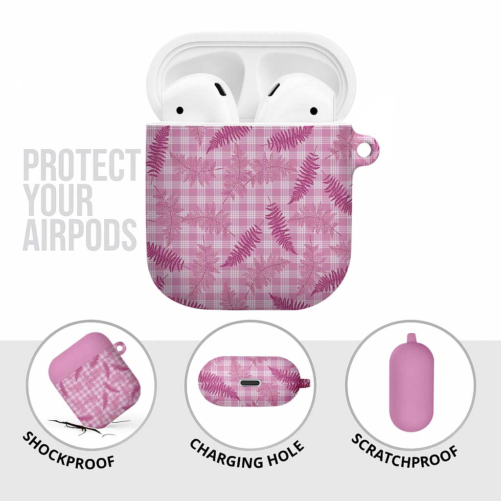 Purple Palaka Hawaii Palapalai AirPods Case Hawaiian Fern - Polynesian Pride