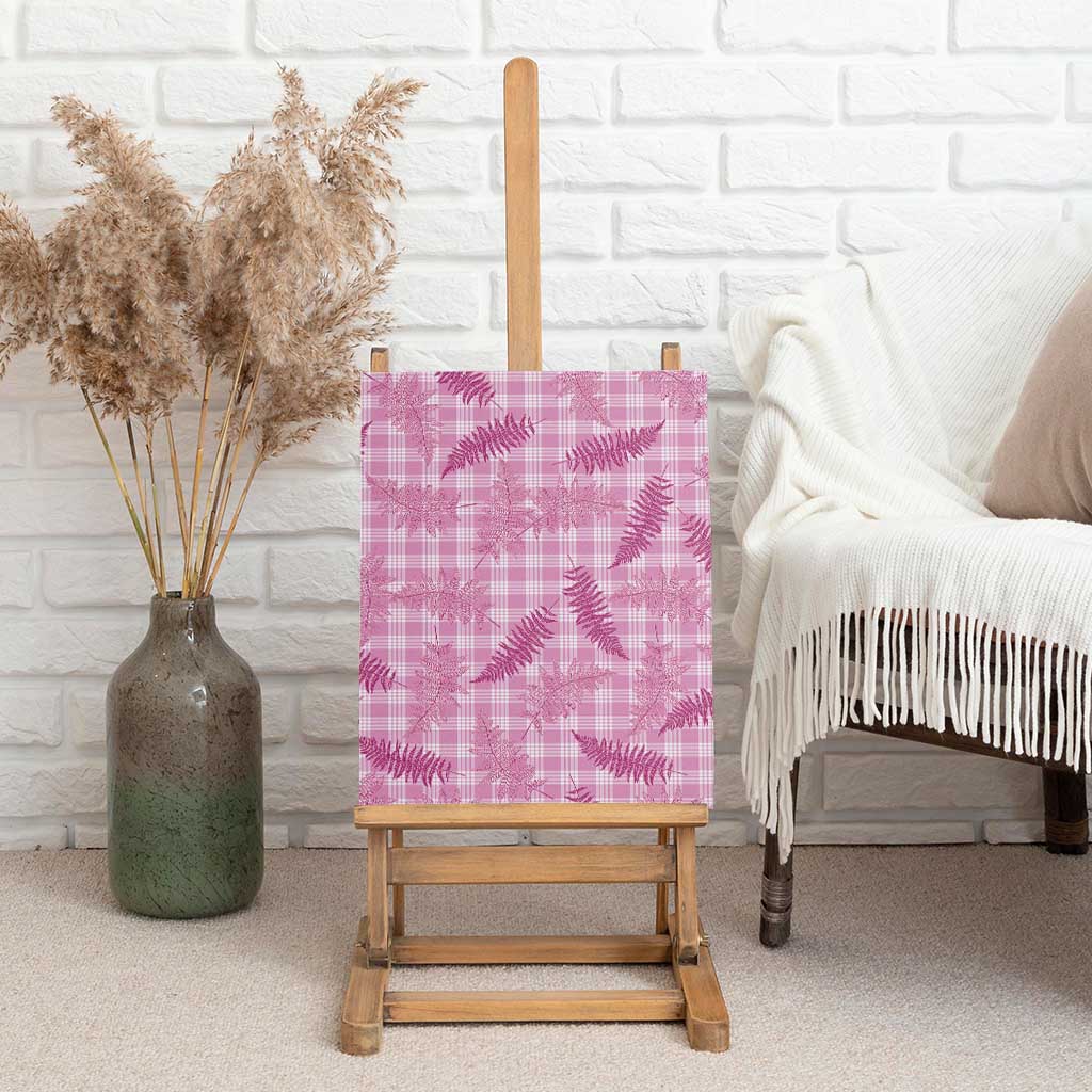 Purple Palaka Hawaii Palapalai Canvas Wall Art Hawaiian Fern - Polynesian Pride