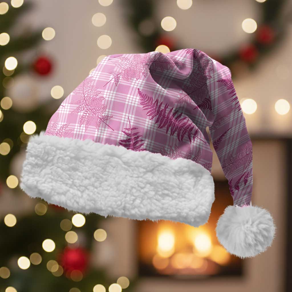 Purple Palaka Hawaii Palapalai Christmas Santa Hat Hawaiian Fern - Polynesian Pride