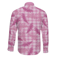 Purple Palaka Hawaii Palapalai Family Matching Mermaid Dress and Hawaiian Shirt Hawaiian Fern LT14 - Polynesian Pride