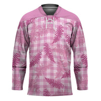 Purple Palaka Hawaii Palapalai Hockey Jersey Hawaiian Fern - Polynesian Pride