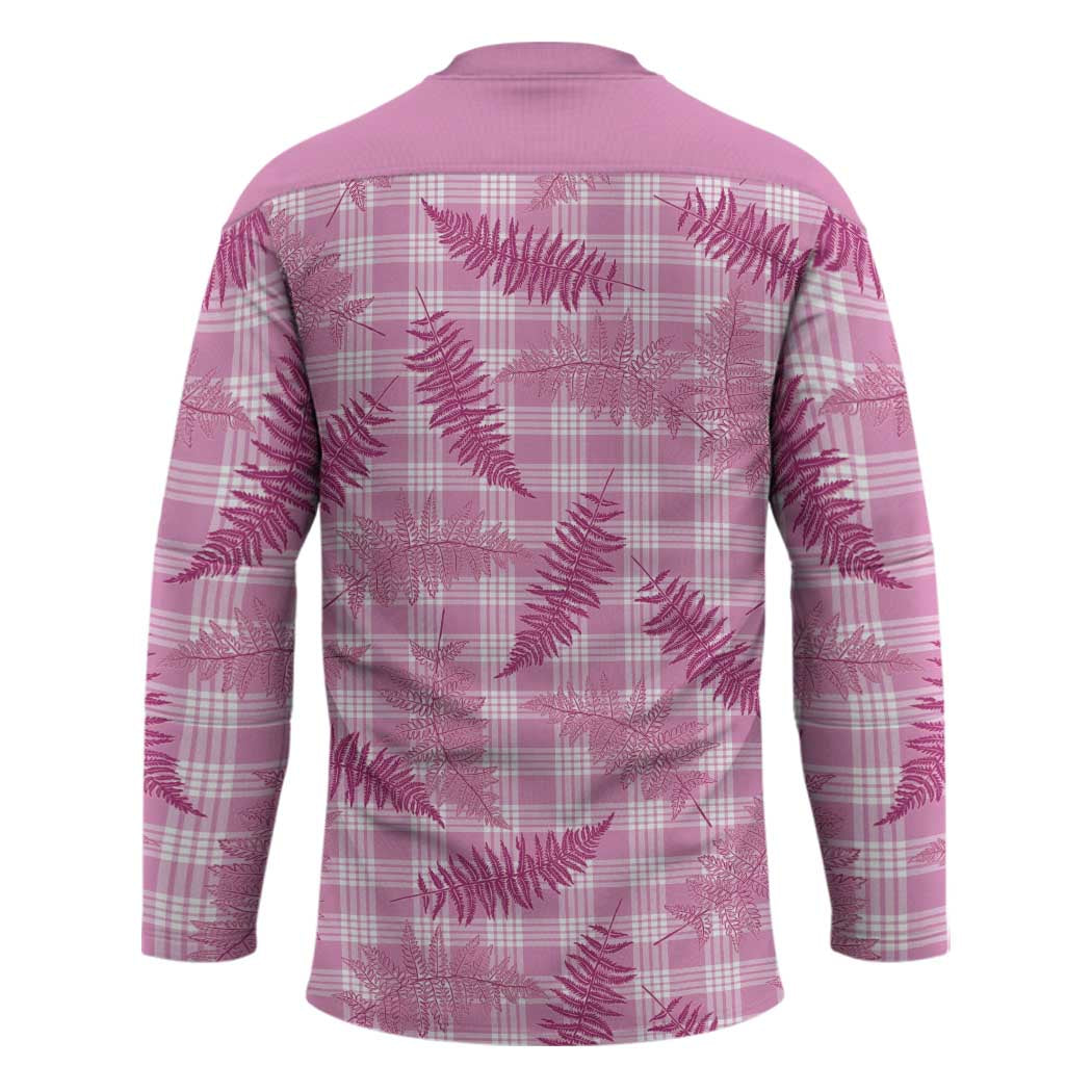 Purple Palaka Hawaii Palapalai Hockey Jersey Hawaiian Fern - Polynesian Pride