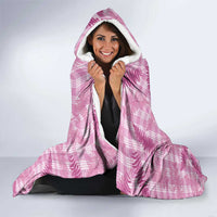 Purple Palaka Hawaii Palapalai Hooded Blanket Hawaiian Fern - Polynesian Pride